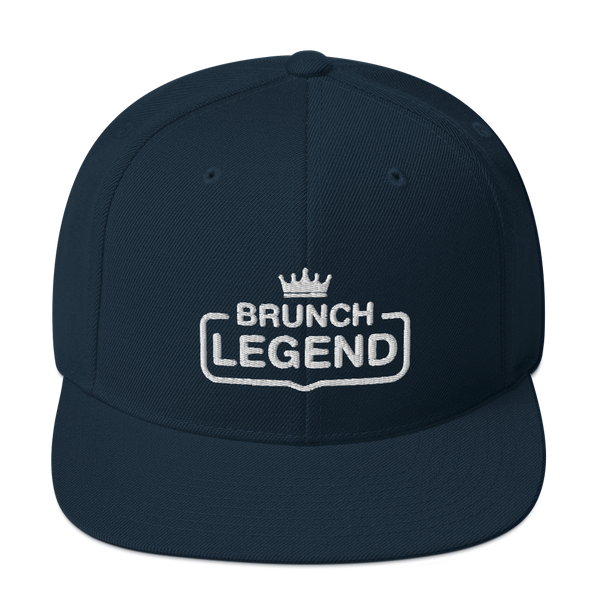 King — Brunch Legend Snapback Hat (White)