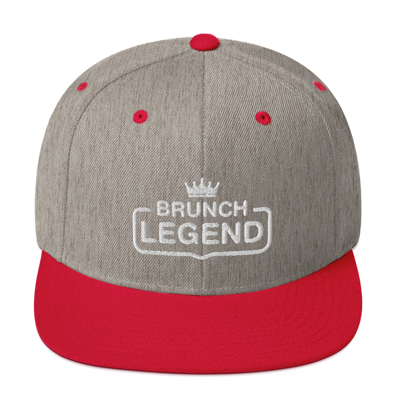 King — Brunch Legend Snapback Hat (White)